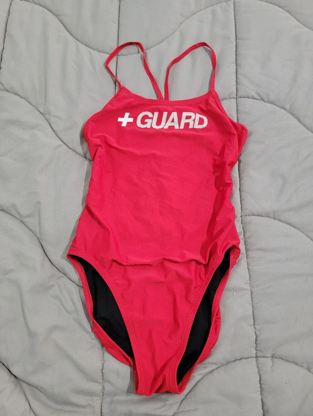 Nike Lifeguard One Piece Red Bathing Suit - Size 4